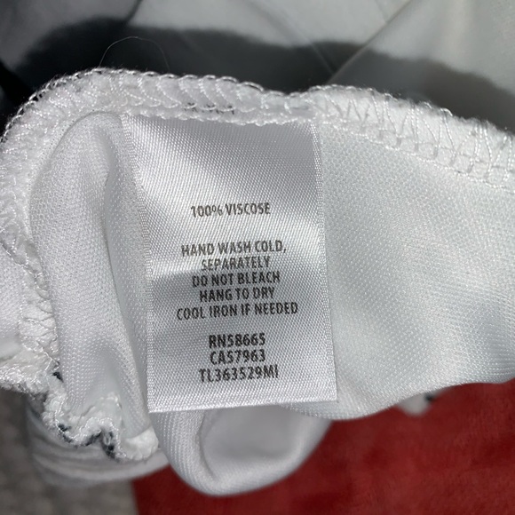 Leith Cropped Palazzo Pants White Size Small - Picture 13 of 16